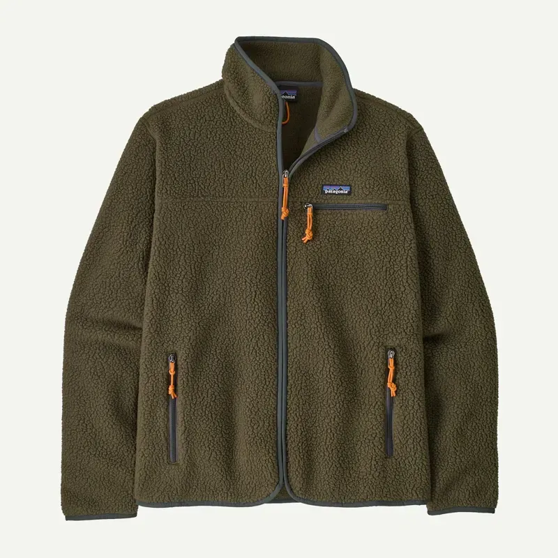 Patagonia Retro Pile Fleece Jacket in Basin Green