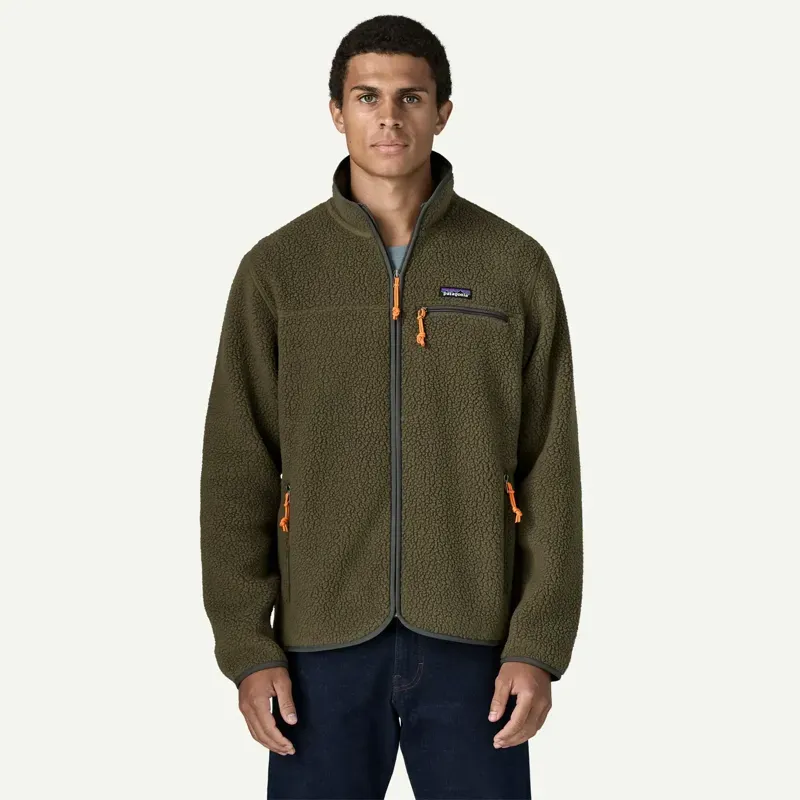 Patagonia Retro Pile Fleece Jacket in Basin Green-1