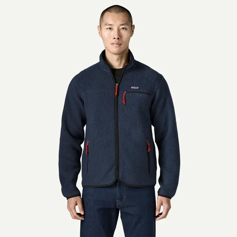 Patagonia Retro Pile Fleece Jacket in New Navy-1