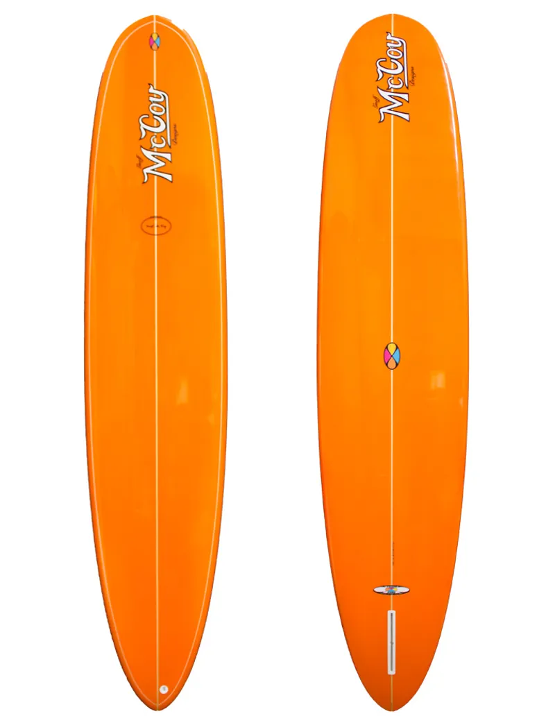 McCoy Surfboards // 9ft 0in All Round Mal XF Orange £695.00