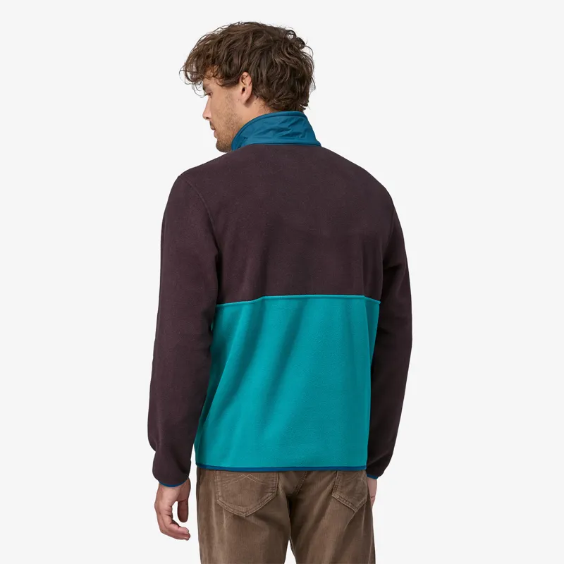 Patagonia Microdini Half-Zip Fleece Pullover in Belay Blue-2