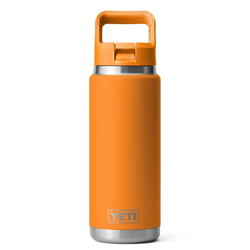 Yeti Rambler 26oz Straw Bottle in King Crab Orange-1