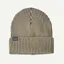 Patagonia Fisherman's Rolled Beanie in Contrast Stripe: Weathered Stone