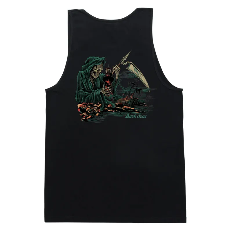 Dark Seas The Fallen Tank Tee in Black