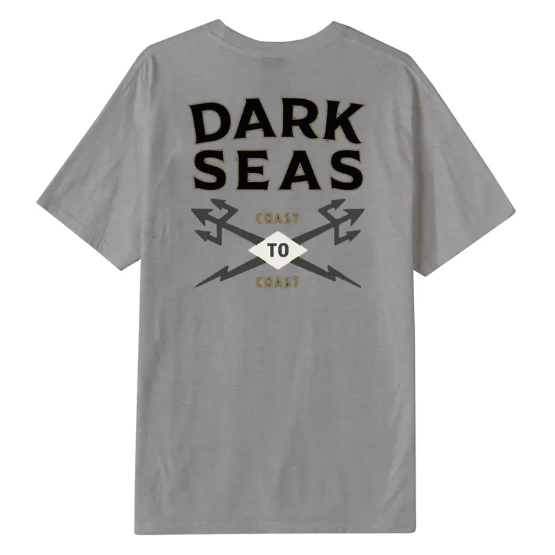 Dark Seas Syndicate Tee in Heather Grey