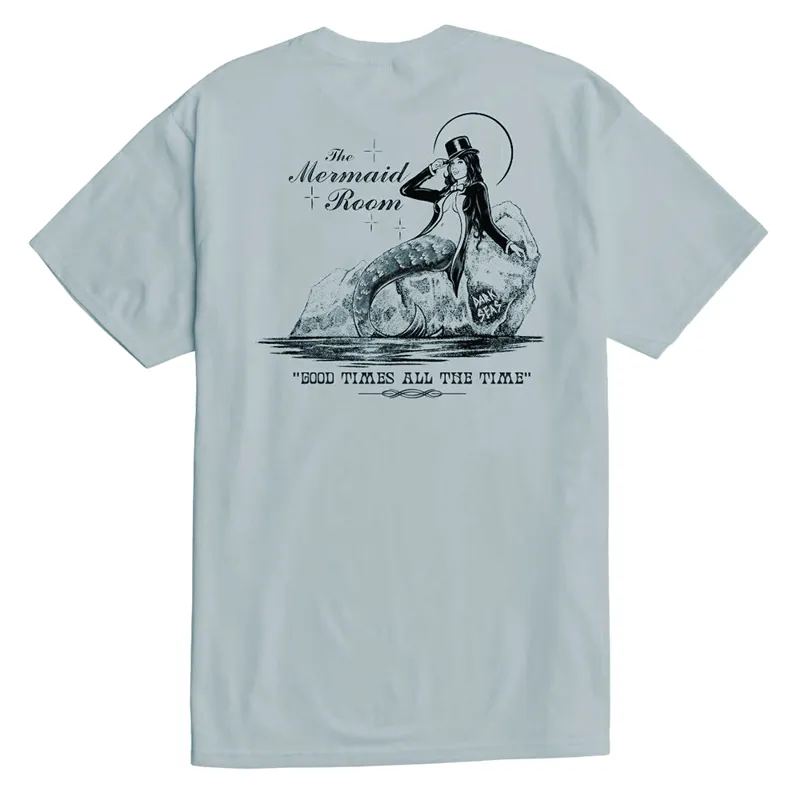 Dark Seas Mermaid Room Tee in Light Blue