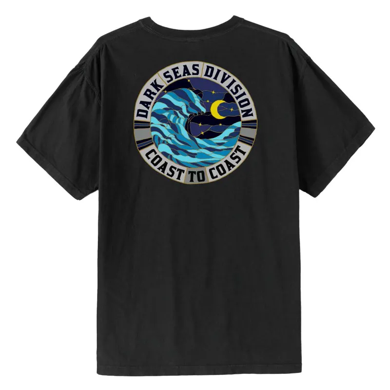 Dark Seas Crystal Clear Tee in Black