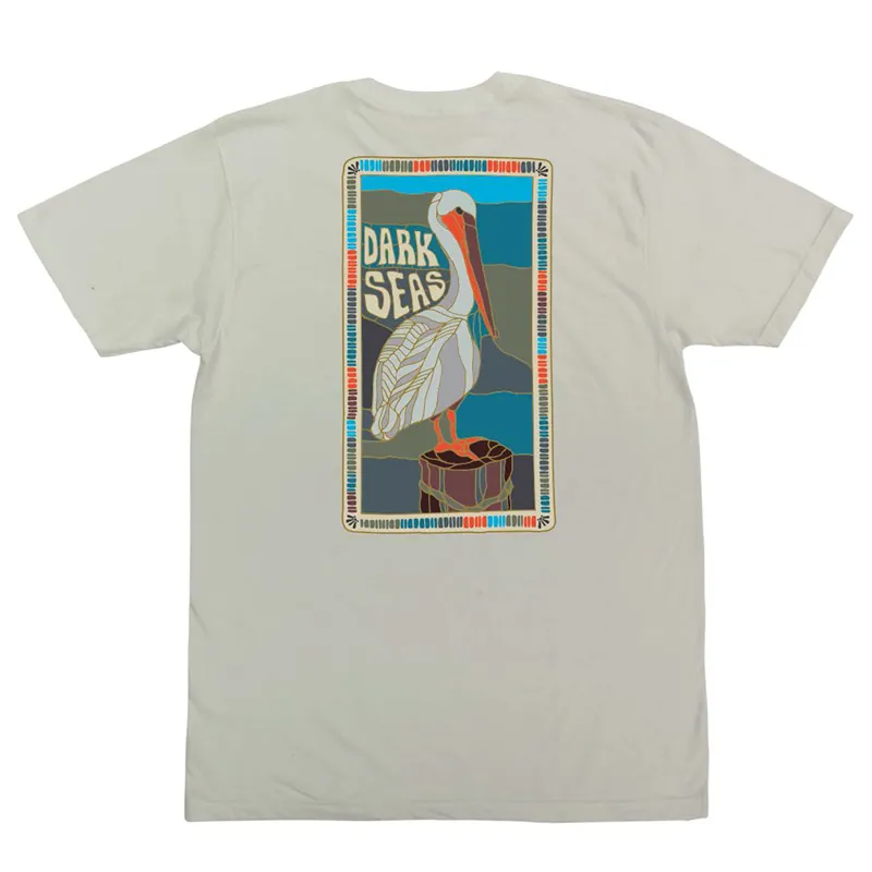 Dark Seas Birds Eye View Tee in Tofu