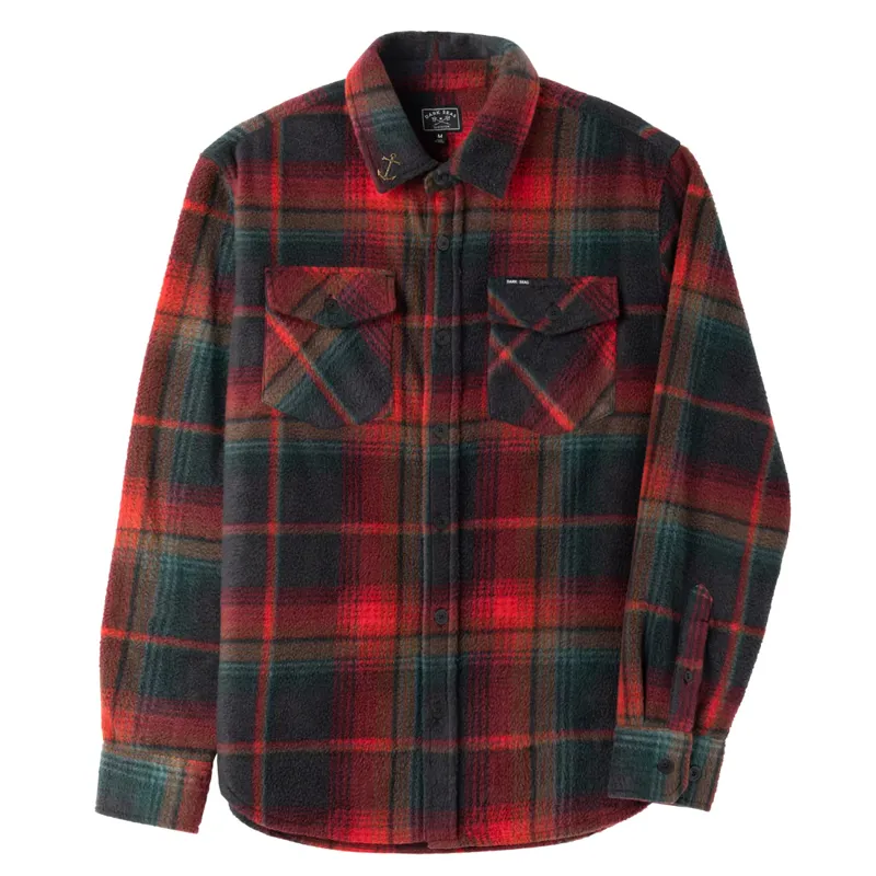 Dark Seas Zulu Woven Shirt in Dark Navy