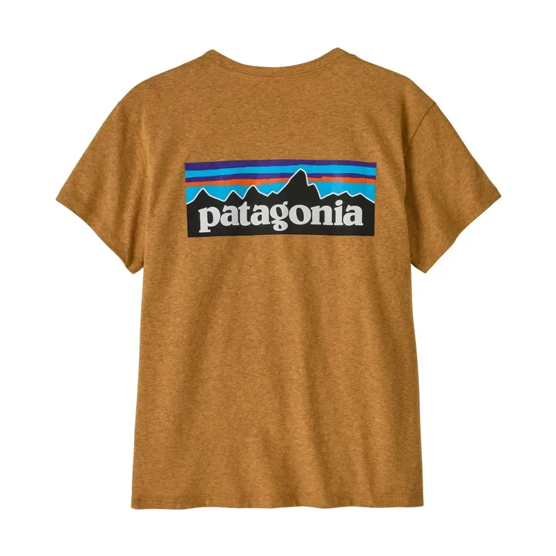 Patagonia Women's P-6 Logo Responsibili-Tee T-Shirt in Dried Mango