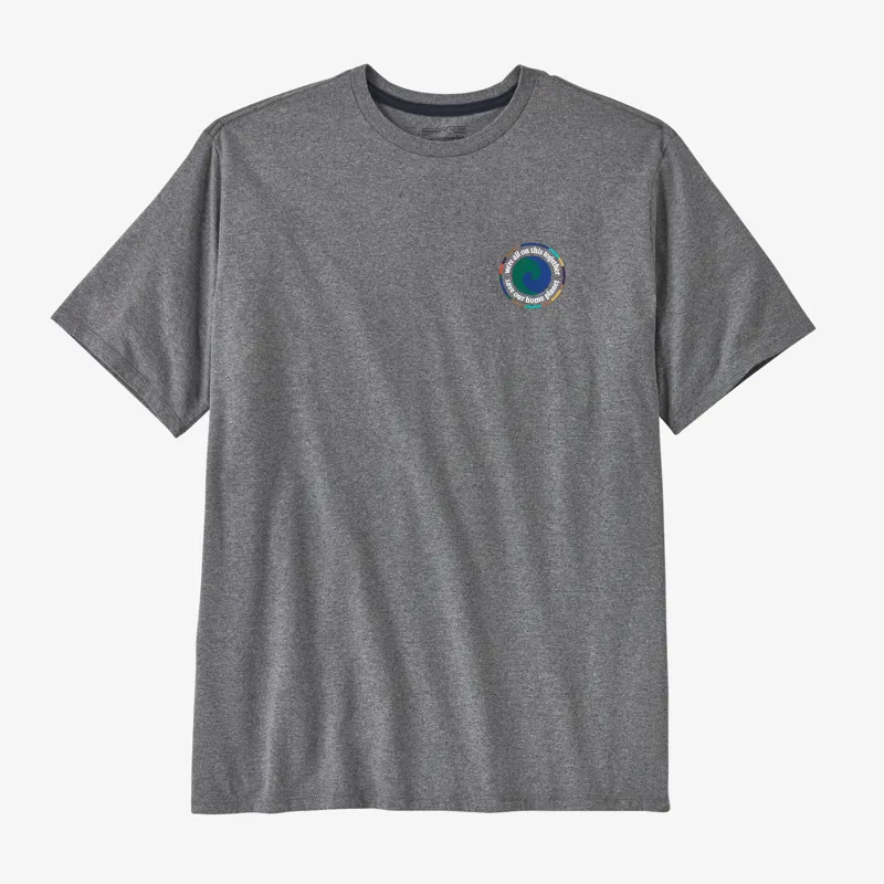 Patagonia Men's Unity Fitz Responsibili- Tee in Gravel Heather-1