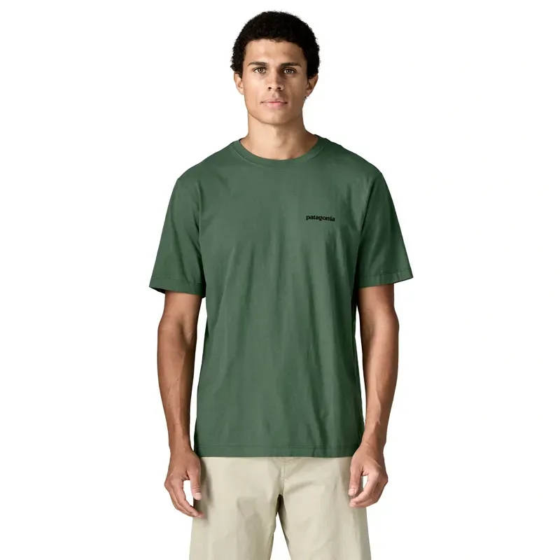 Patagonia P-6 Logo T-Shirt in Canopy Green-2