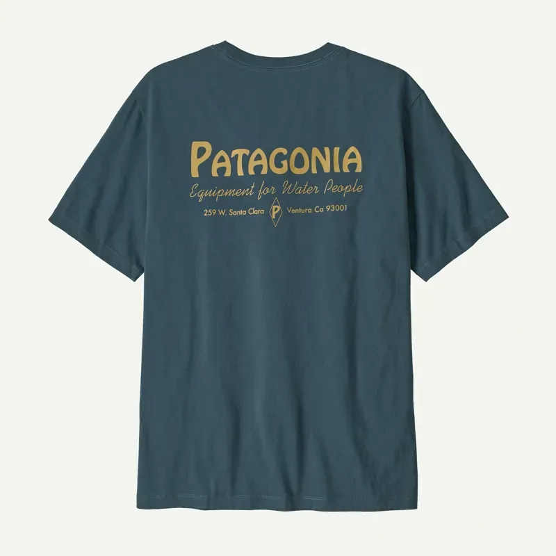 Patagonia Water People Banner T-Shirt in Summit Blue