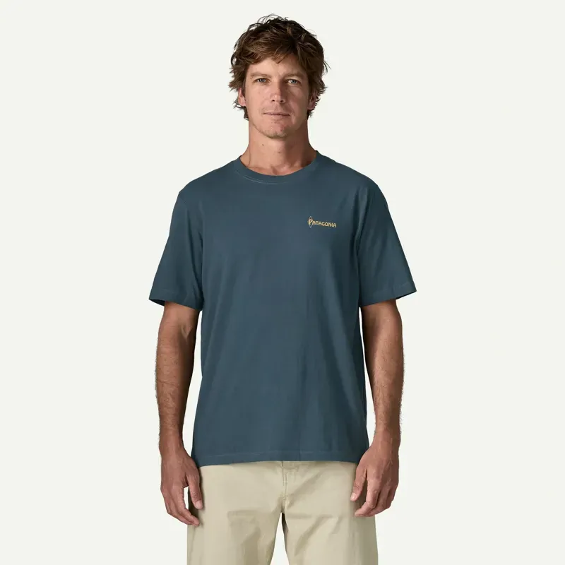 Patagonia Water People Banner T-Shirt in Summit Blue-1