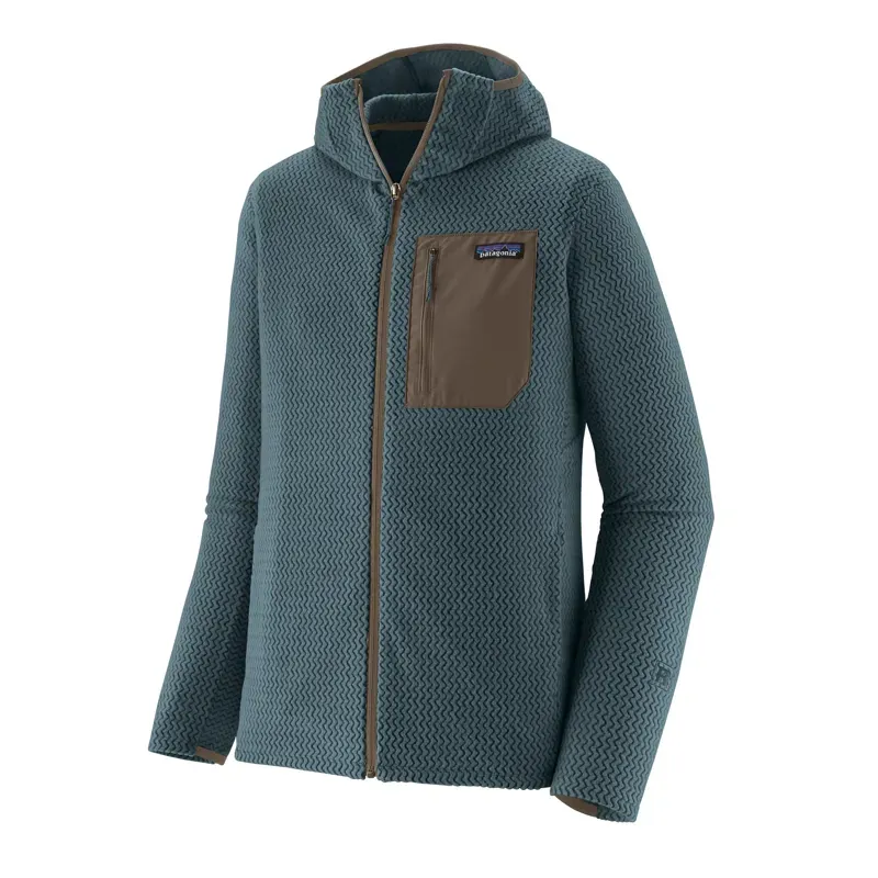 Patagonia R1 Air Fleece Full-Zip Hoody in Summit Blue