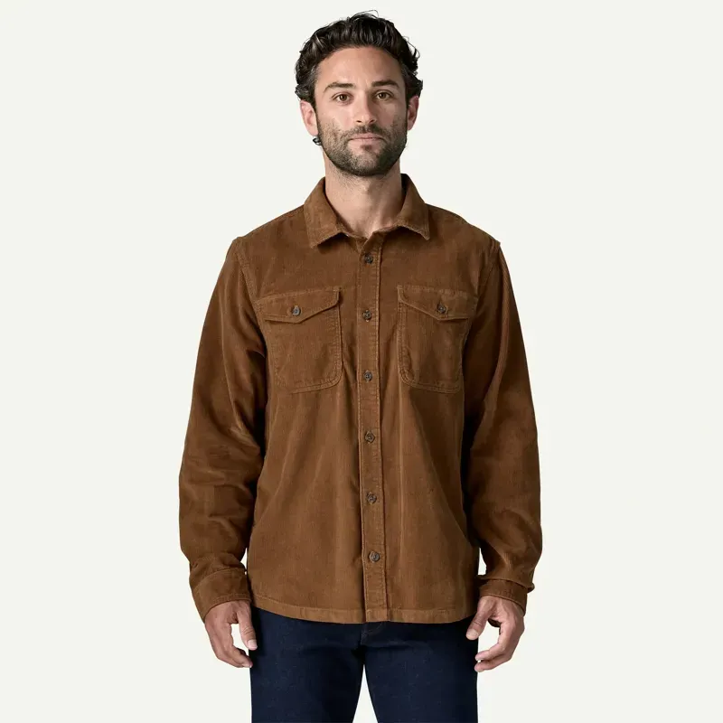 Patagonia Corduroy Shirt in Deer Brown-1