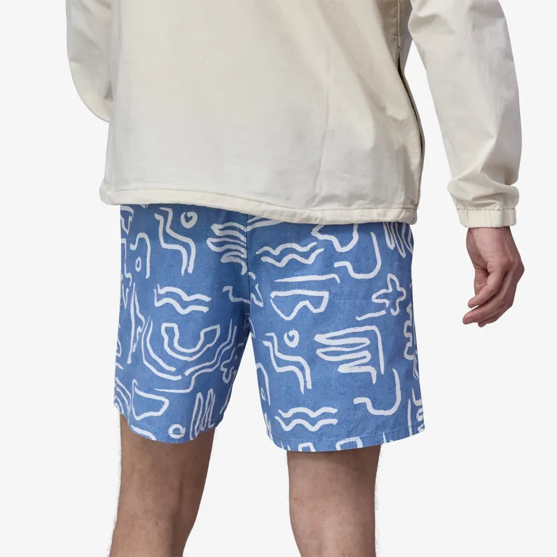 Patagonia Men's Funhoggers Shorts in Channel Islands Vessel Blue-2