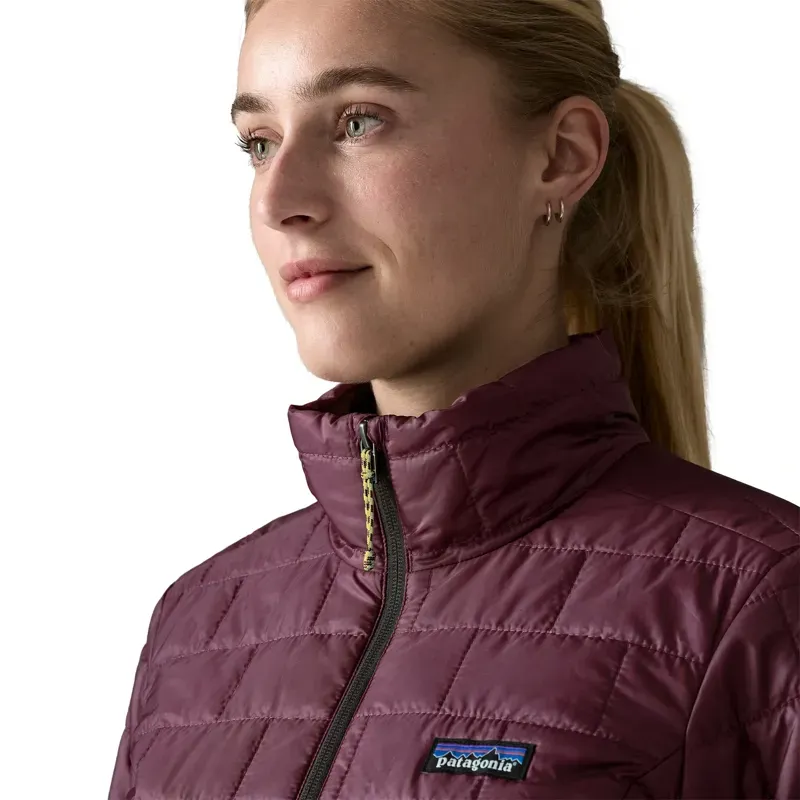 Patagonia Women's Nano Puff Jacket in Berry Fig-7