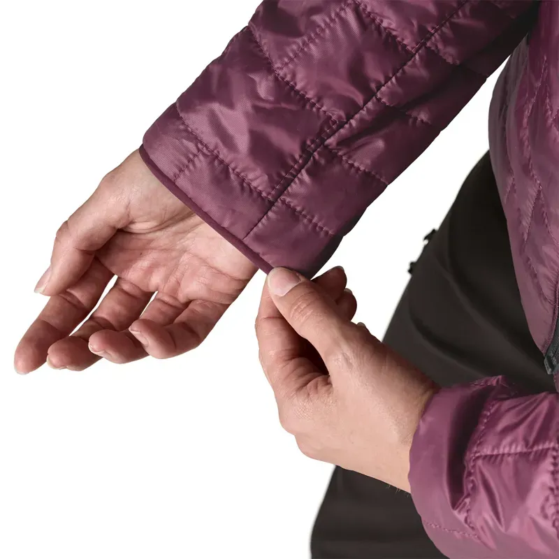 Patagonia Women's Nano Puff Jacket in Berry Fig-8