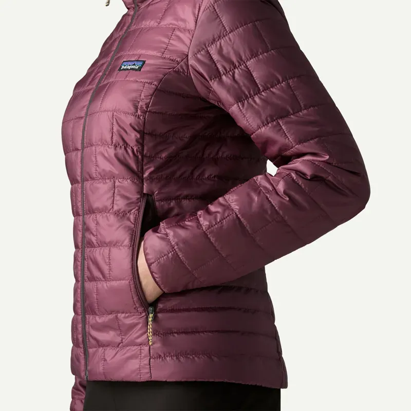 Patagonia Women's Nano Puff Jacket in Berry Fig-5