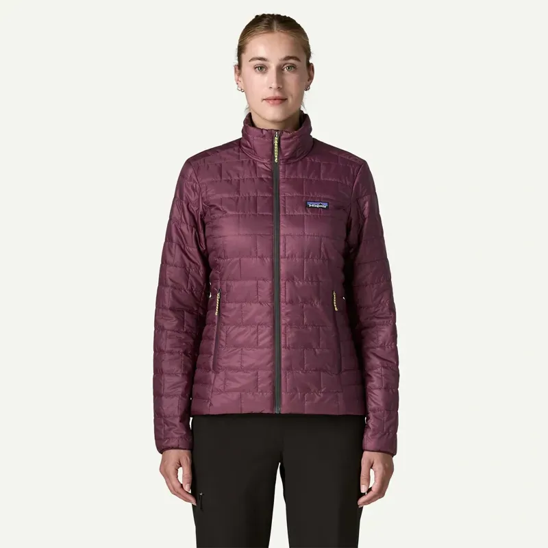 Patagonia Women's Nano Puff Jacket in Berry Fig-1