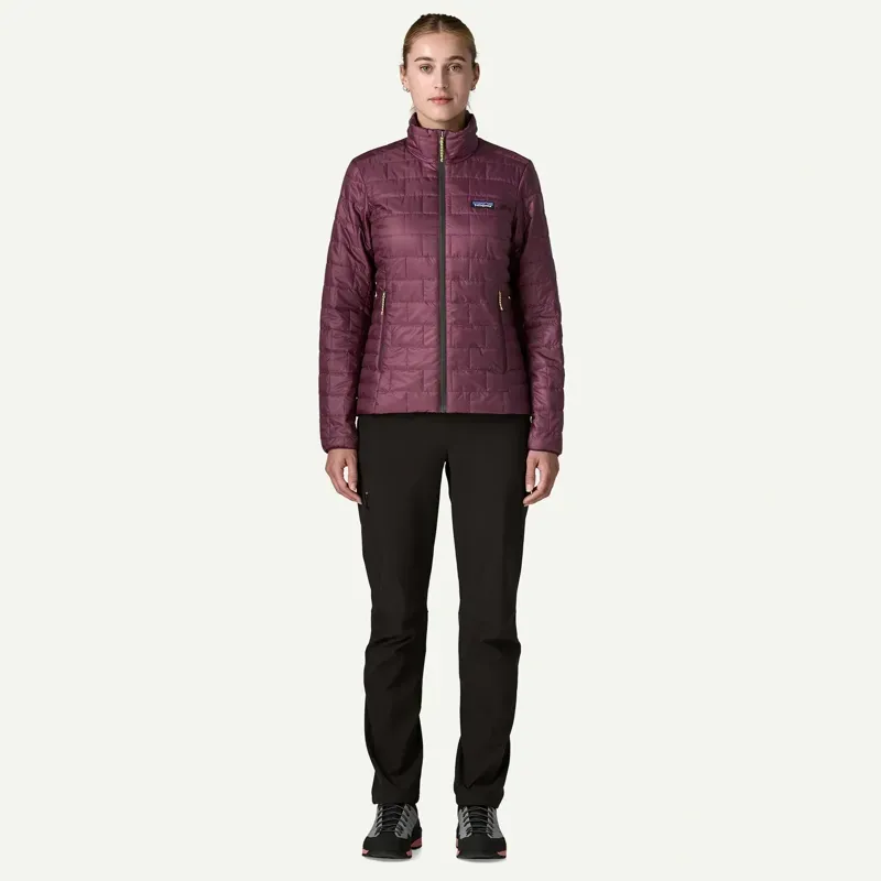 Patagonia Women's Nano Puff Jacket in Berry Fig-3