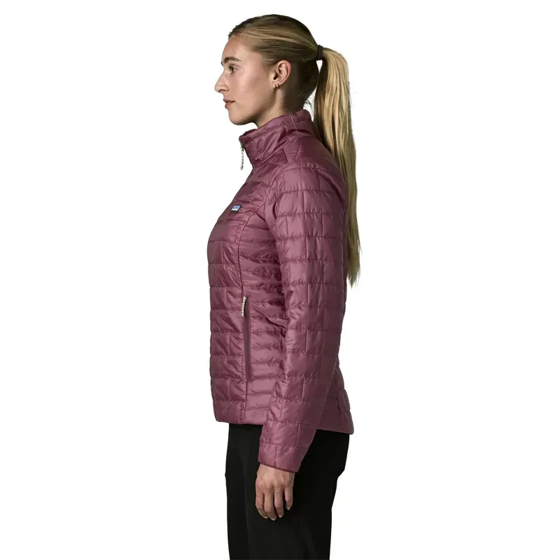 Patagonia Women's Nano Puff Jacket in Berry Fig-4