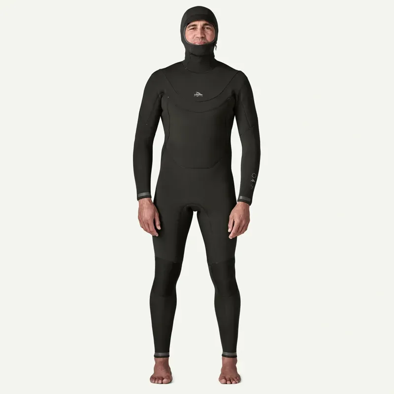 Patagonia Regulator 4/3 Hooded Full Wetsuit in Black