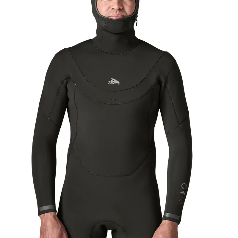 Patagonia Regulator 4/3 Hooded Full Wetsuit in Black-3