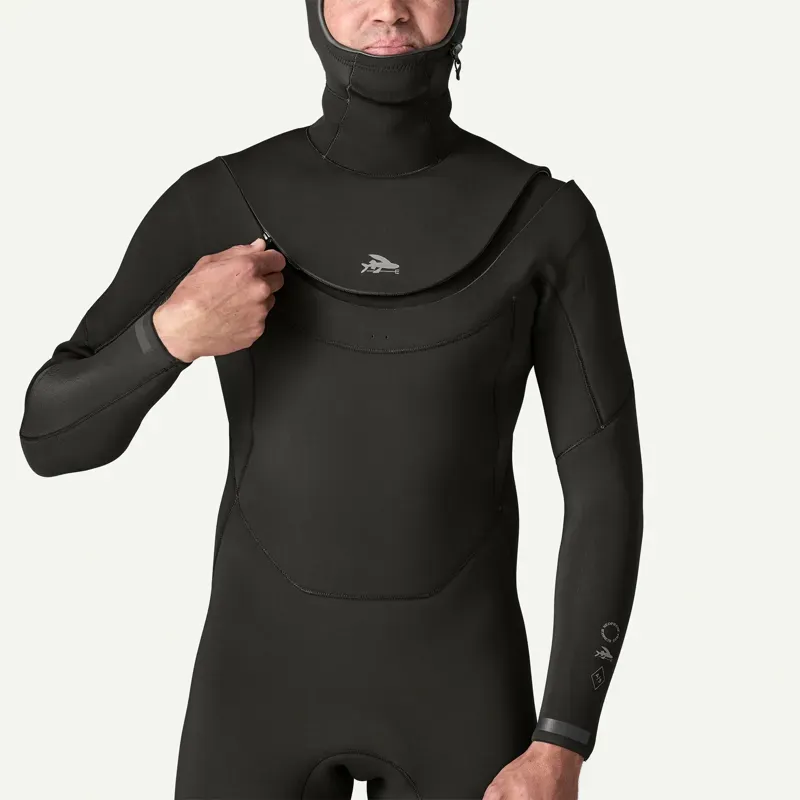Patagonia Regulator 4/3 Hooded Full Wetsuit in Black-4
