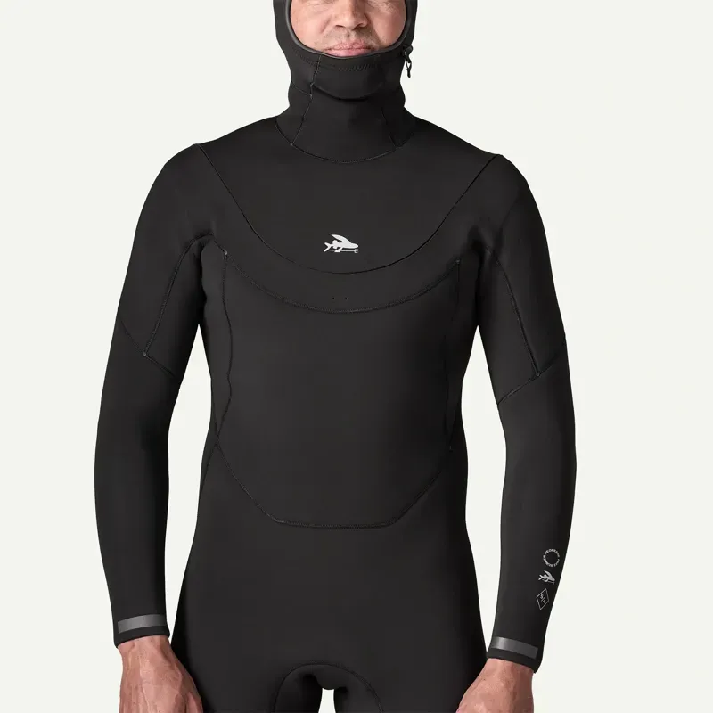 Patagonia Regulator 5/4 Hooded Full Wetsuit in Black-3