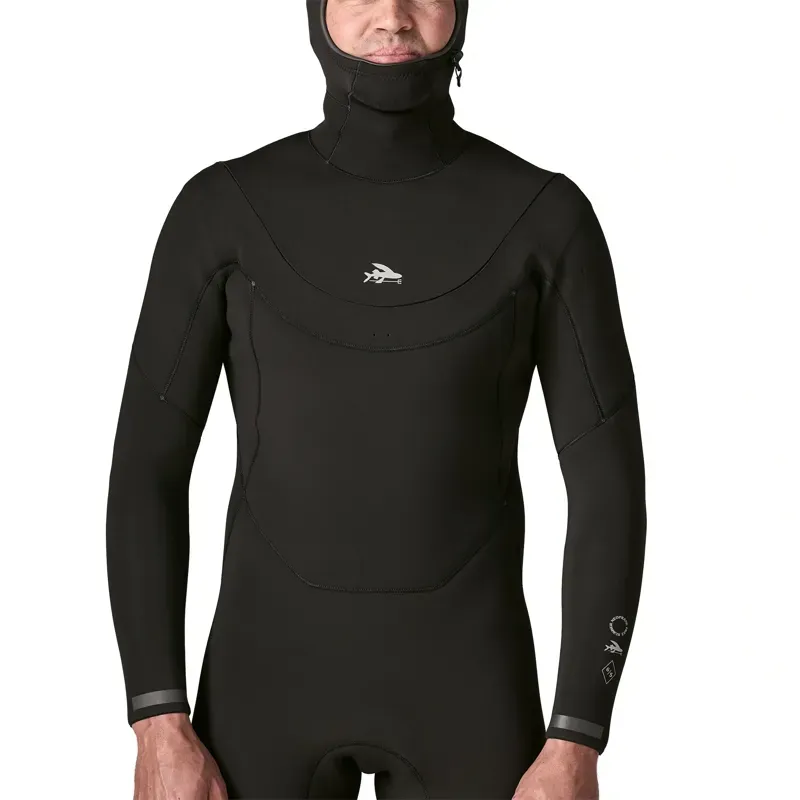 Patagonia Regulator 6/5 Hooded Full Wetsuit Men's in Black-3