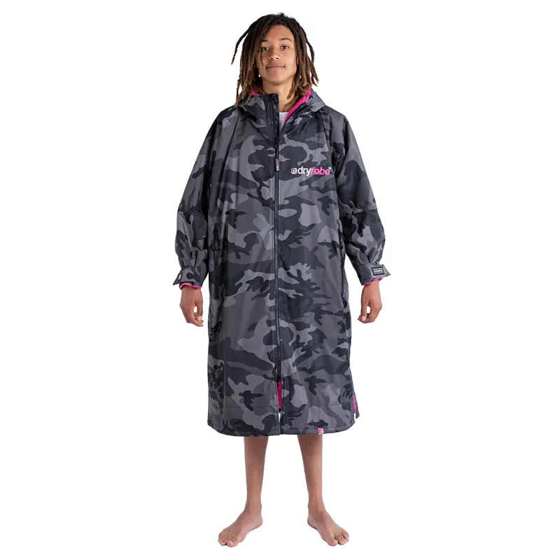 Dryrobe / Advance Long Sleeve / Black CamoPink