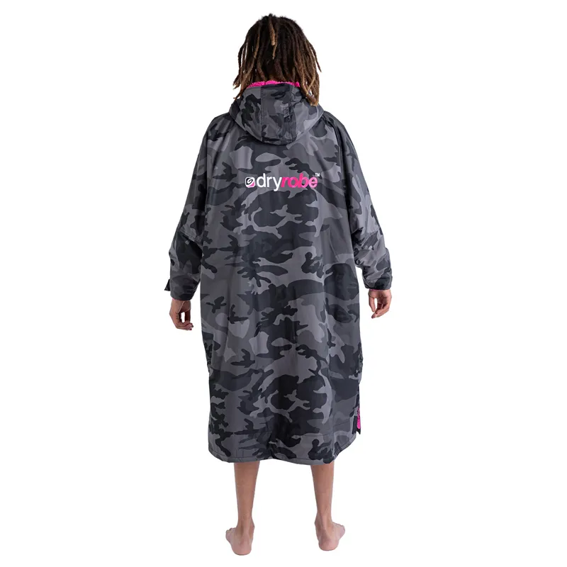 Dryrobe / Advance Long Sleeve / Black CamoPink