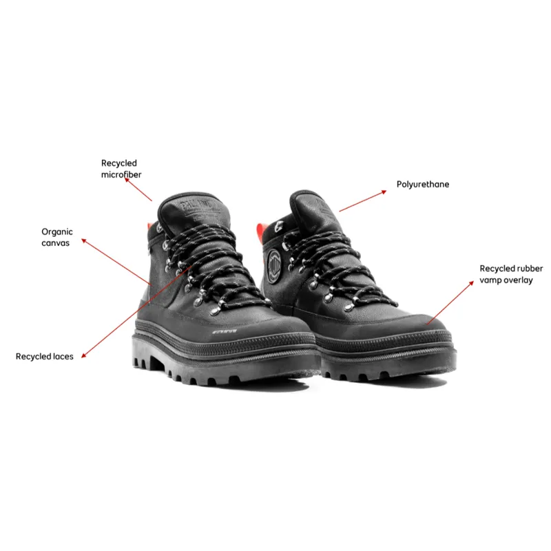 Palladium x Finisterre Pallatrooper Hiker WP Boot in Black-9