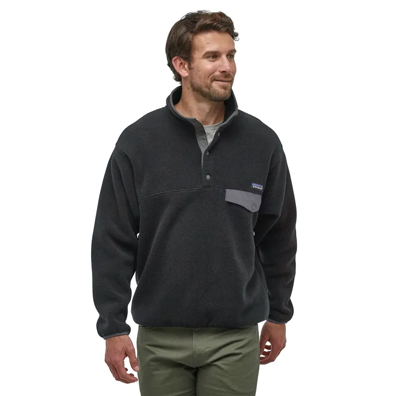 Patagonia Synchilla Snap-T Fleece Pullover in Black-1