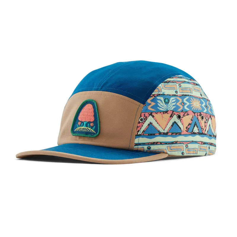 Patagonia Graphic Maclure Hat in Understory Grayling Brown all