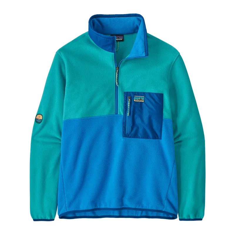 Patagonia Microdini Half-Zip Fleece Pullover in Vessel Blue