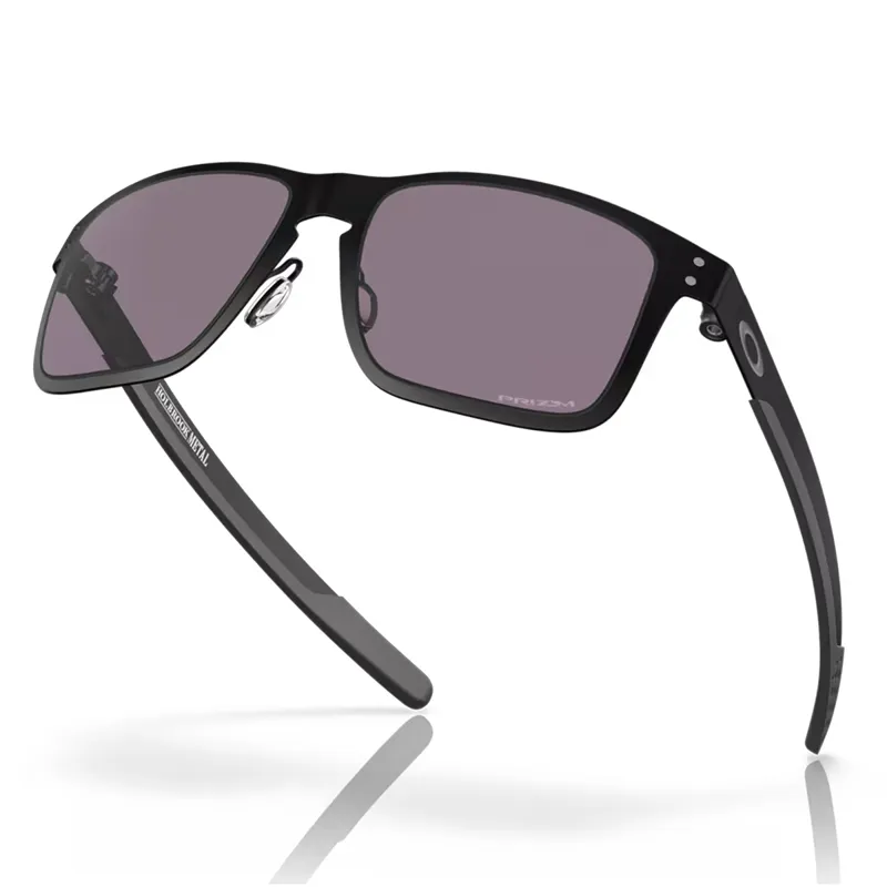 Oakley Holbrook Metal Sunglasses with Prizm Grey Lenses and Matte Black Frames-2