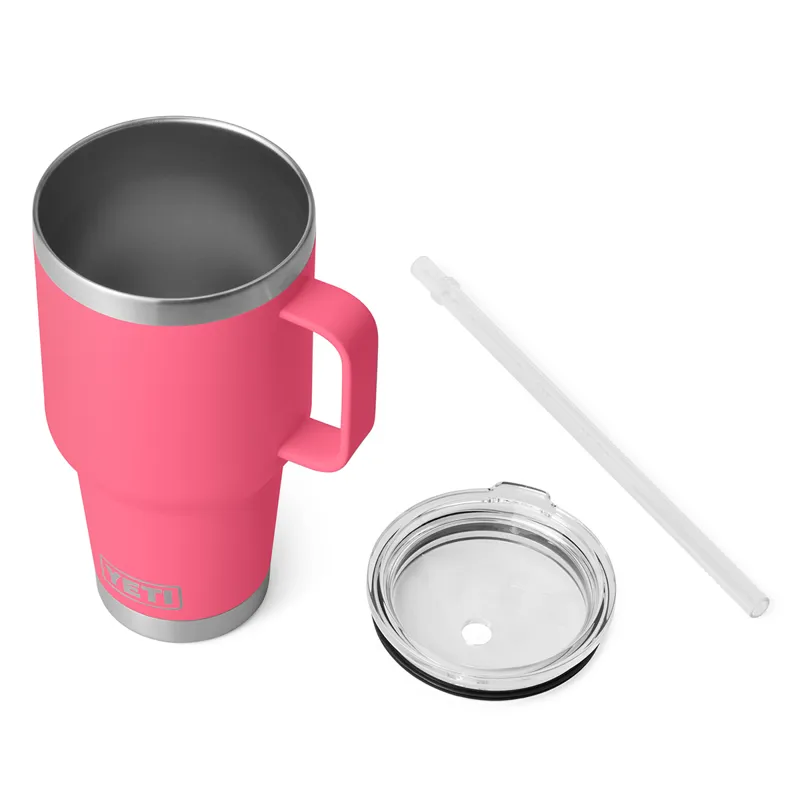 Yeti Rambler 35oz Straw Mug in Tropical Pink-1