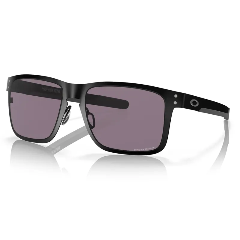 Oakley Holbrook Metal Sunglasses with Prizm Grey Lenses and Matte Black Frames