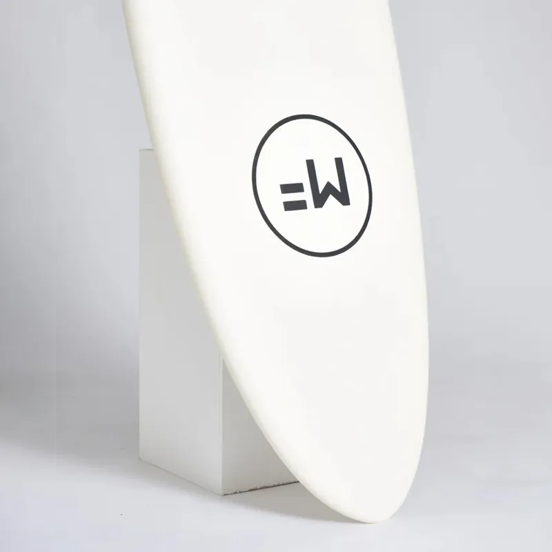 Mick Fanning Alley Cat Soft Surfboard in White-2