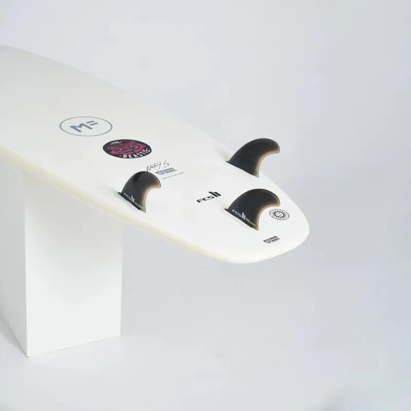 Mick Fanning Beastie Soft Surfboard in White - FCSII-1