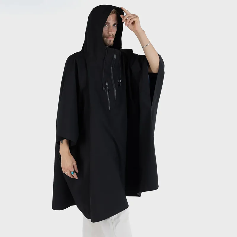 Dryrobe Adults Waterproof Poncho in Black