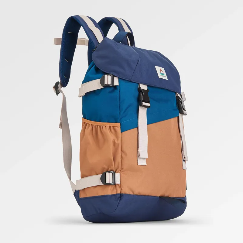 Passenger Boondocker Recycled 26L Backpack in Biscuit Blue/Multi-2
