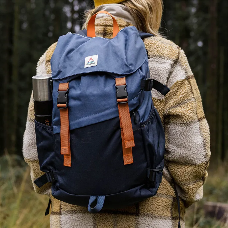 Passenger Boondocker Recycled 26L Backpack in Dark Denim/Deep Navy-6