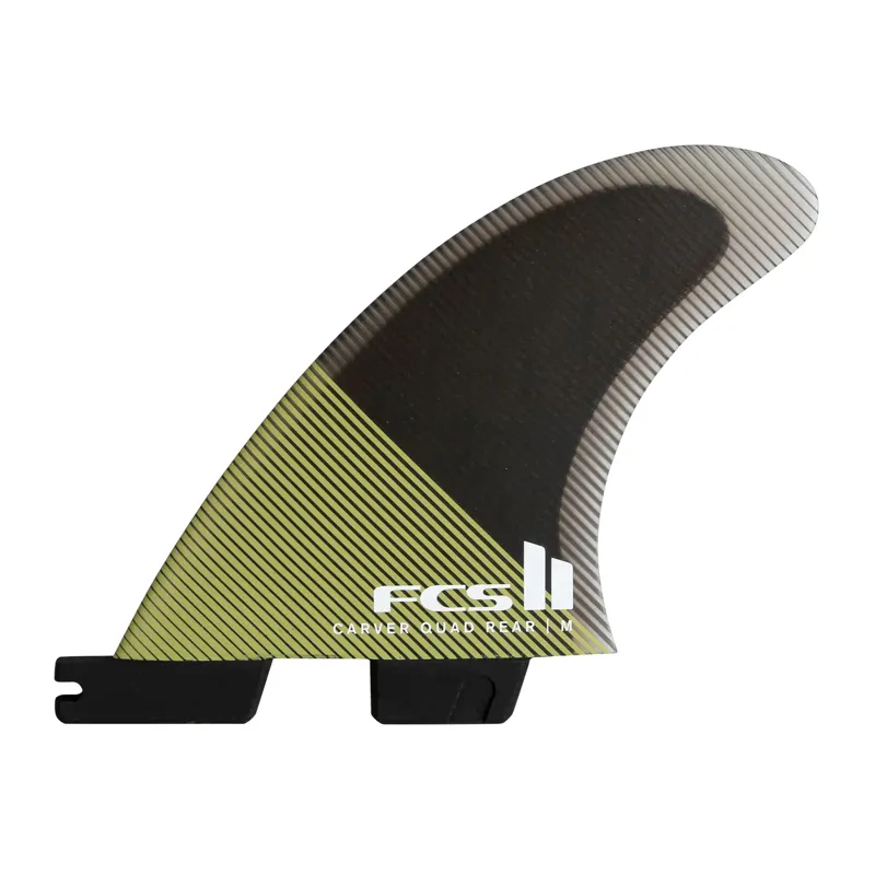 FCS II Carver PC Quad Rears Fin Set in Eucalyptus