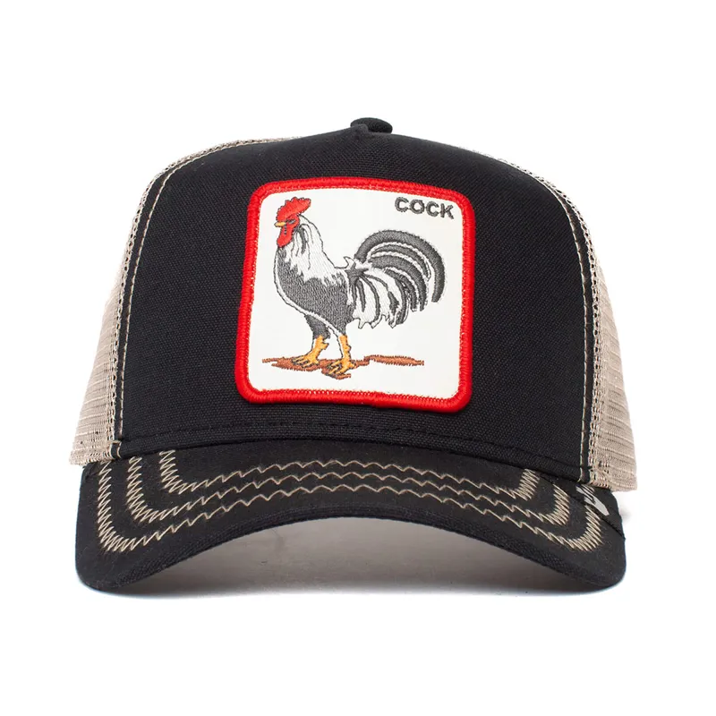 Goorin Bros The Cock Trucker Cap in Black