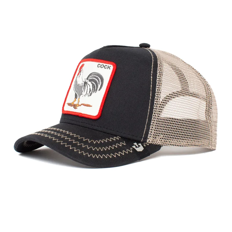 Goorin Bros The Cock Trucker Cap in Black-1