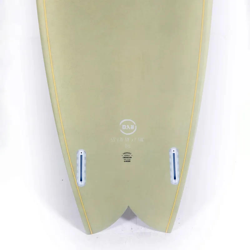 Indio DAB Surfboard in Green Cement - Futures-3